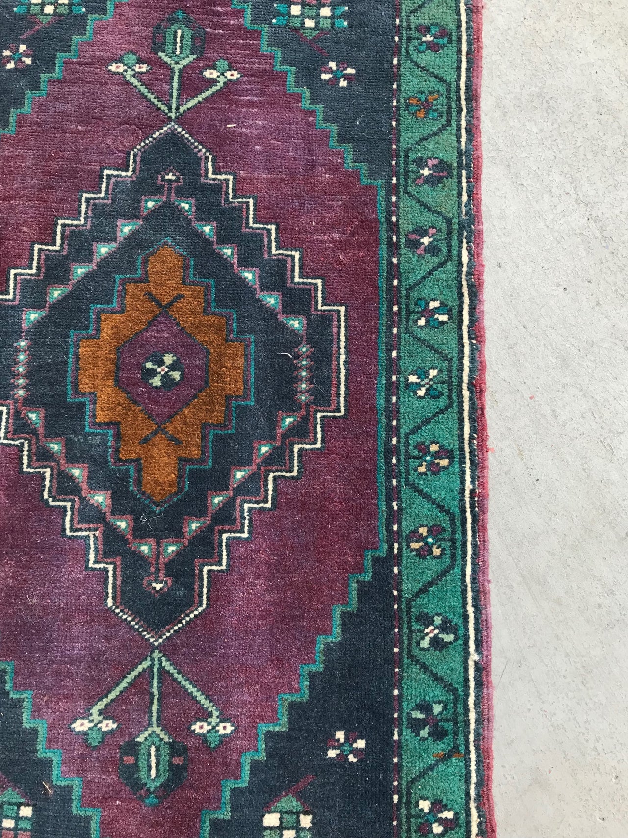 50×122.5 "spearmint" ViNTAGE TURKiSH RUG Rugser ® Vintage Rugs | Turkish Rugs for Sale | Area & Runner Rug